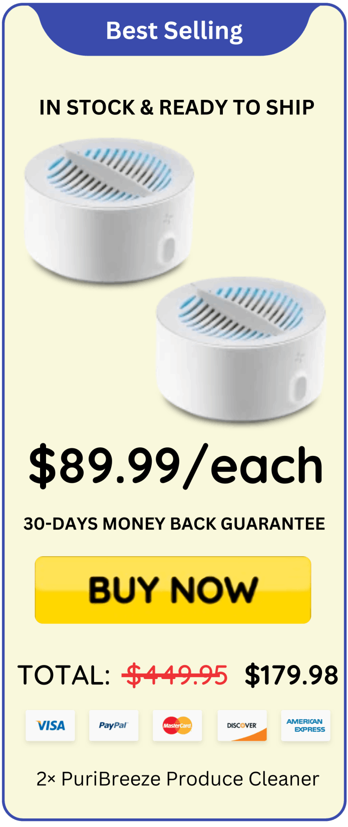 PuriBreeze Produce Cleaner offer price